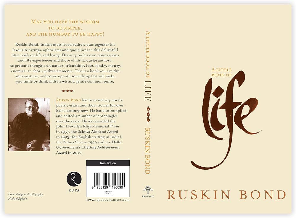 Ruskin bond A little book of Life (Hardcover)