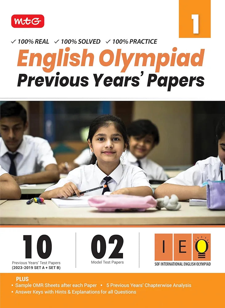 ENGLISH OLYMPIAD PREVIOUS YEARS PAPERS 1