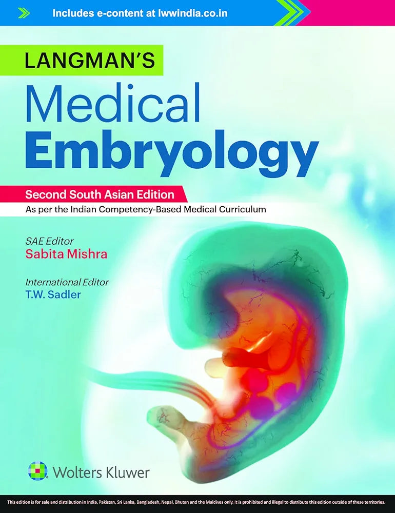 Langman’s Medical Embryology, 2nd South Asian Edition by Sabita Mishra