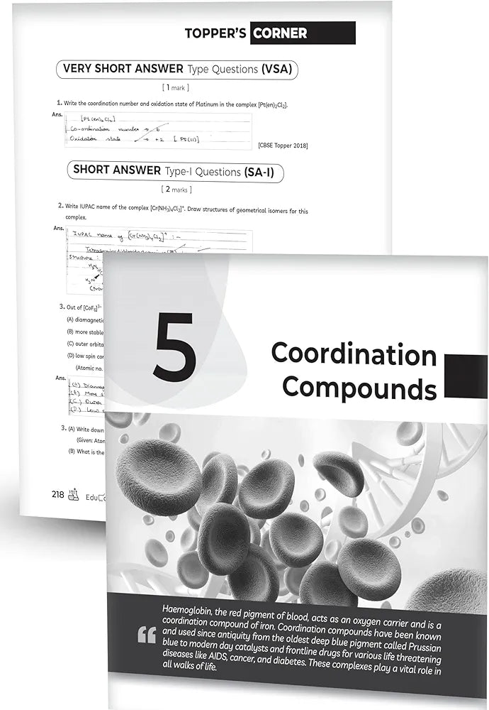 Educart CBSE Question Bank Class 12 Chemistry 2024-25 (As per latest CBSE Syllabus 23 Mar 2024)
