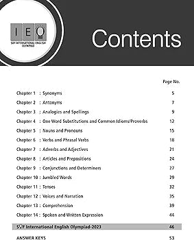 MTG International English Olympiad (IEO) Workbook for Class 8 - MCQs, Previous Years Solved Paper and Achievers Section - SOF Olympiad Preparation Books For 2024-2025 Exam