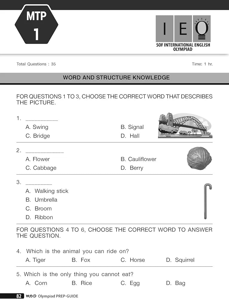 OLYMPIAD PREP GUIDE ENGLISH LEVEL 1