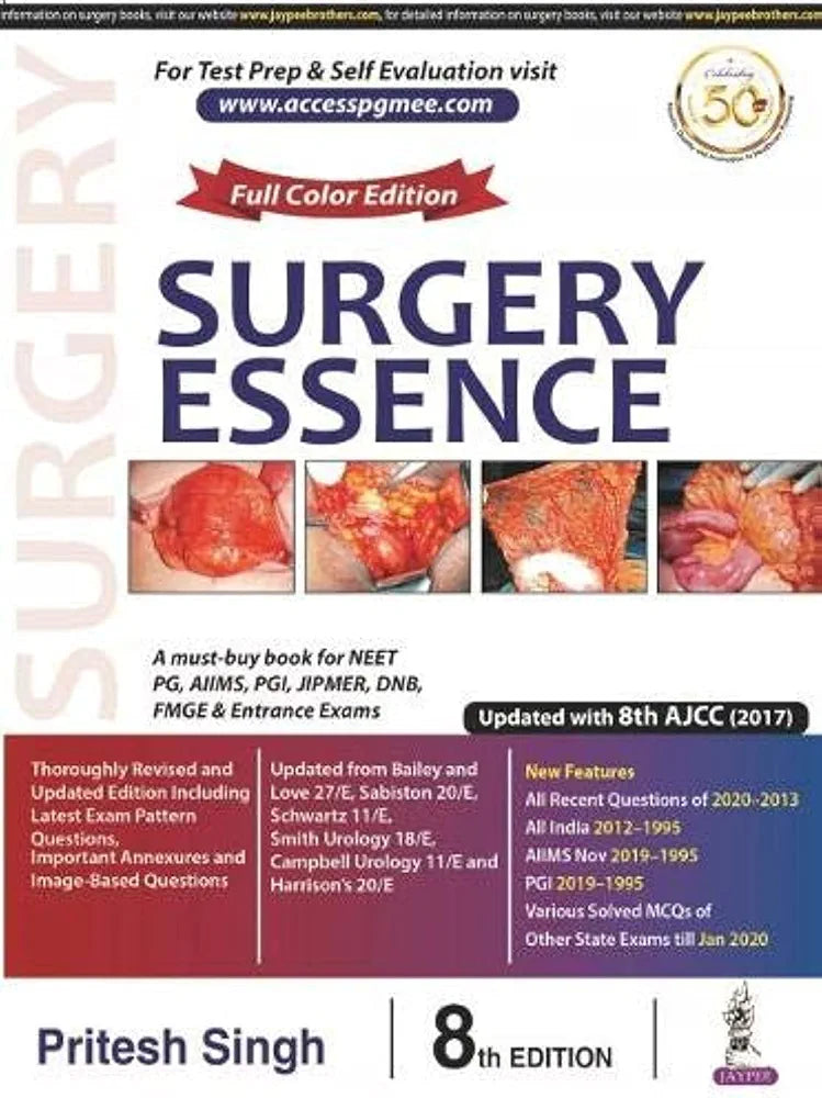 Surgery Essence by Pritesh Singh 8th edition