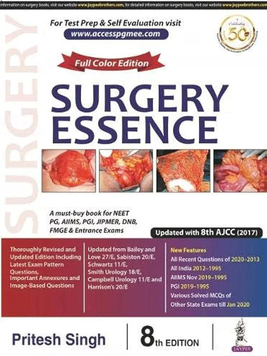 Surgery Essence by Pritesh Singh 8th edition