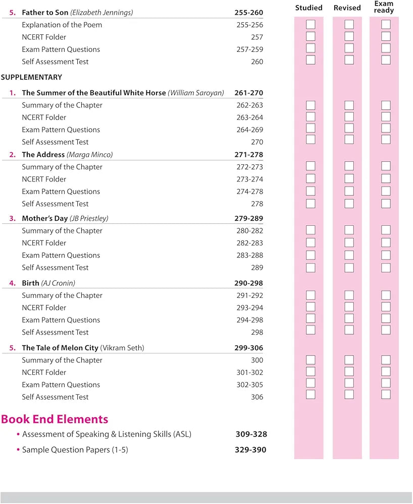 Arihant All in One English Core Class 11 for CBSE Exams 2025-26 | Revised Edition as per latest syllabus | Detailed Study Material for all Three Sections, NCERT & Other Important Questions, CBQs, Extract Based & SA, LA, Sample Questions Papers, Assessment