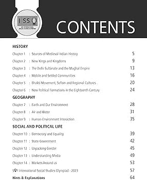 MTG International Social Studies Olympiad (ISSO) Workbook for Class 7 - Chapterwise MCQs, Previous Years Solved Paper & Achievers Section - ISSO Olympiad Books For 2024-2025 Exam