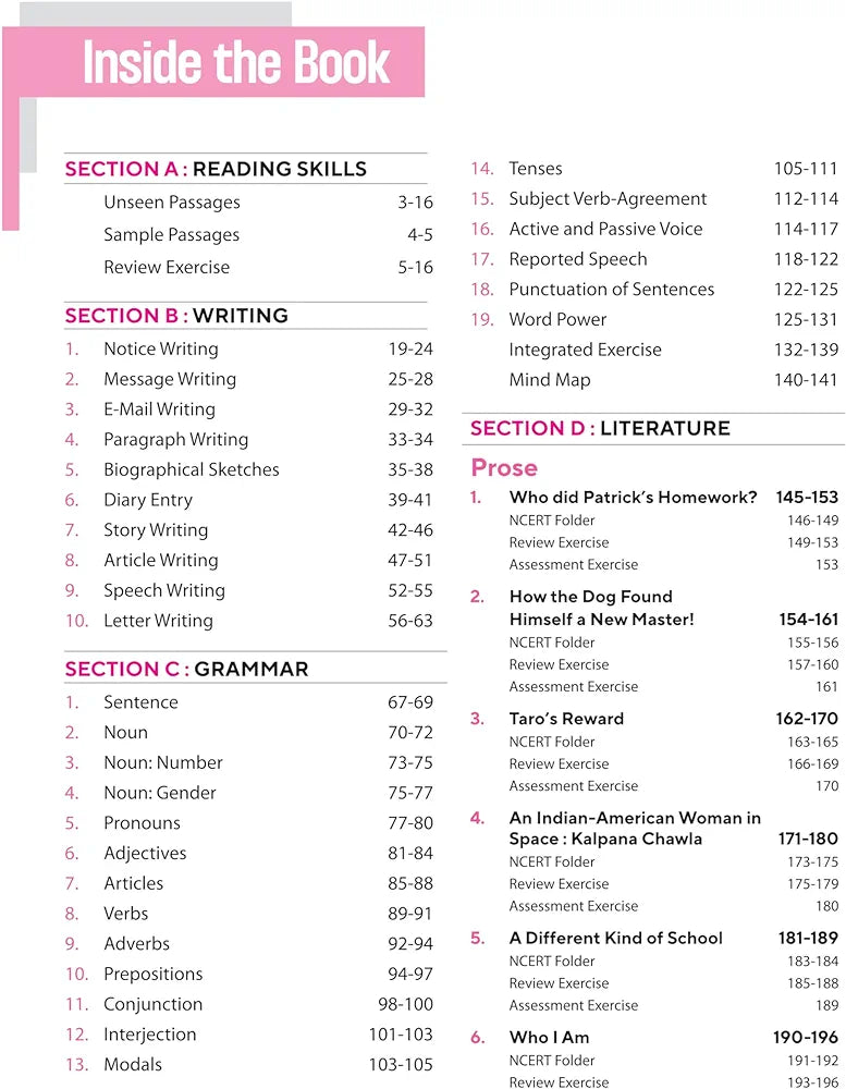 Arihant All In One English Class 6th Based On Latest NCERT For CBSE Exams 2025 | Mind map | All type of Questions, MCQs, Extract Based, VSA, SA & LA