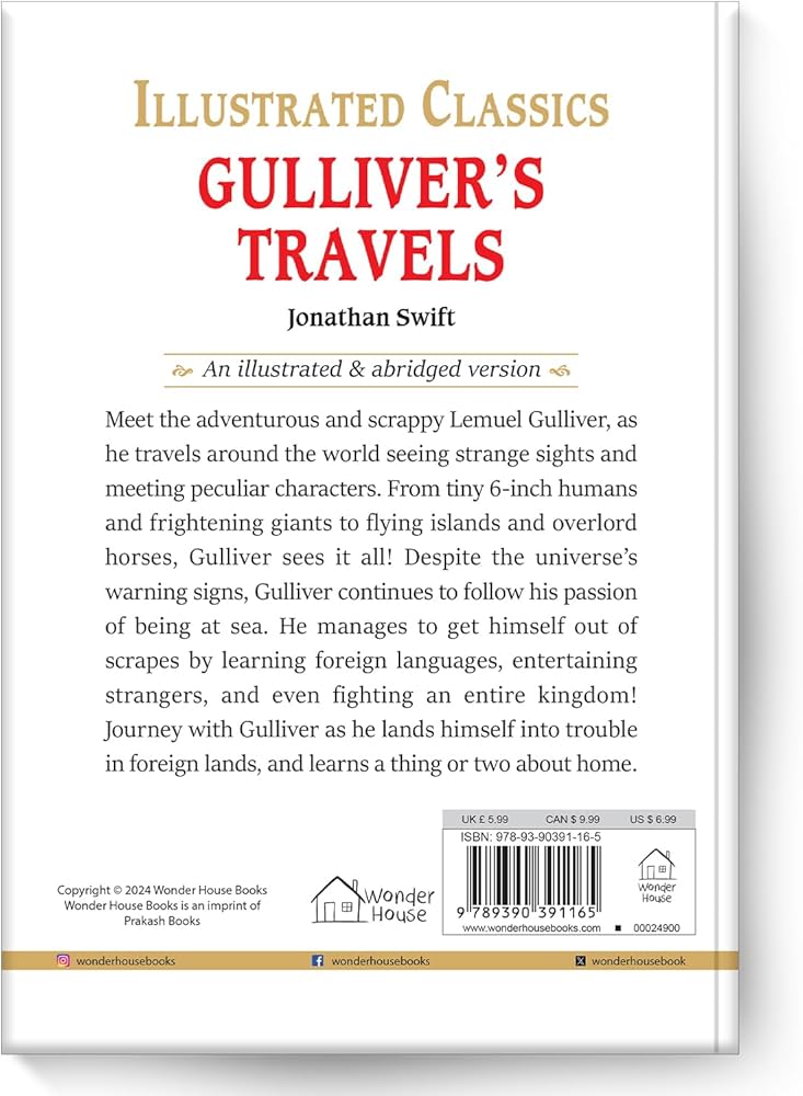 Wonder House Gulliver Travels (By Jonathan Swift) (Hardcover)