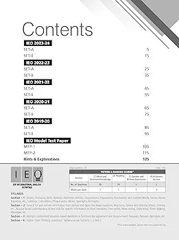 MTG IEO Class-6 Olympiad 10 Previous Years Papers (2023-2019 Set A & B) English with Mock Test Papers - Sample OMR Sheet with Chapterwise Analysis | SOF Olympiad Books For 2024-25 Exam
