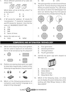 MTG International Computer Science Olympiad (ICSO) Workbook for Class 7 - Quick Recap, MCQs, Previous Years Solved Paper and Achievers Section - SOF ICSO Olympiad Preparation Books For 2024-2025 Exam
