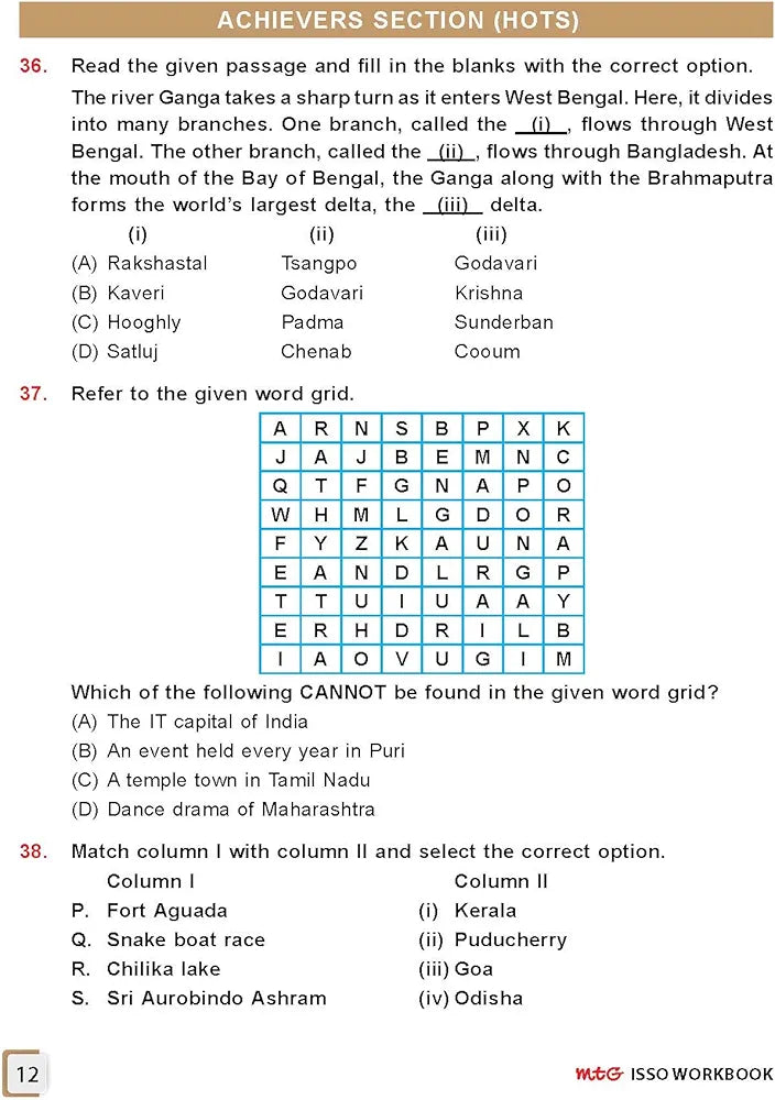 MTG International Social Studies Olympiad (ISSO) Workbook for Class 4 - Chapterwise MCQs, Previous Years Solved Paper & Achievers Section - ISSO Olympiad Books For 2023-2024 Exam
