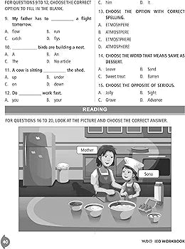 MTG International English Olympiad (IEO) Workbook for Class 1 - MCQs, Previous Years Solved Paper and Achievers Section - SOF Olympiad Preparation Books For 2024-2025 Exam