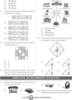 MTG International Computer Science Olympiad (ICSO) Workbook for Class 5 - Quick Recap, MCQs, Previous Years Solved Paper and Achievers Section - SOF ICSO Olympiad Preparation Books For 2024-2025 Exam