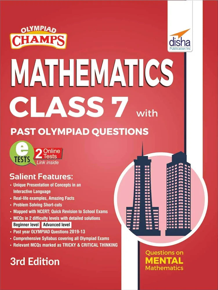 DISHA PUBLICATION INC MATHEMATICS CLASS 7 WITH PAST OLYMPIAD QUESTIONS 3rd EDITION