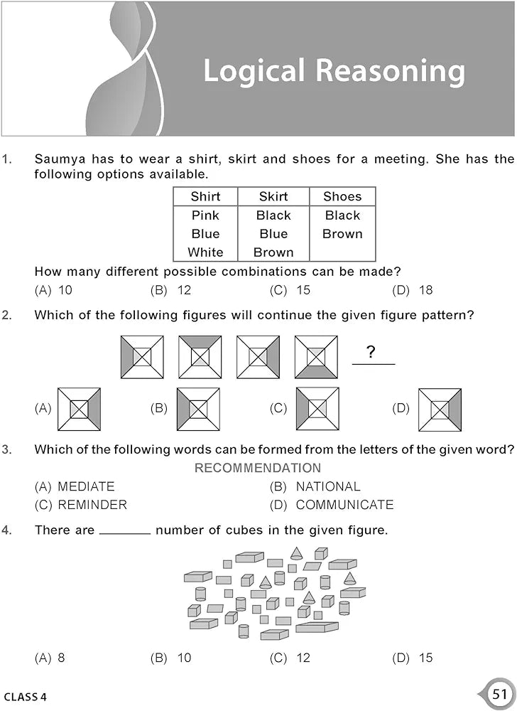 MTG National Science Olympiad (NSO) Workbook for Class 4 - Quick Recap, MCQs, Previous Years Solved Paper and Achievers Section - SOF Olympiad Preparation Books For 2024-2025 Exam