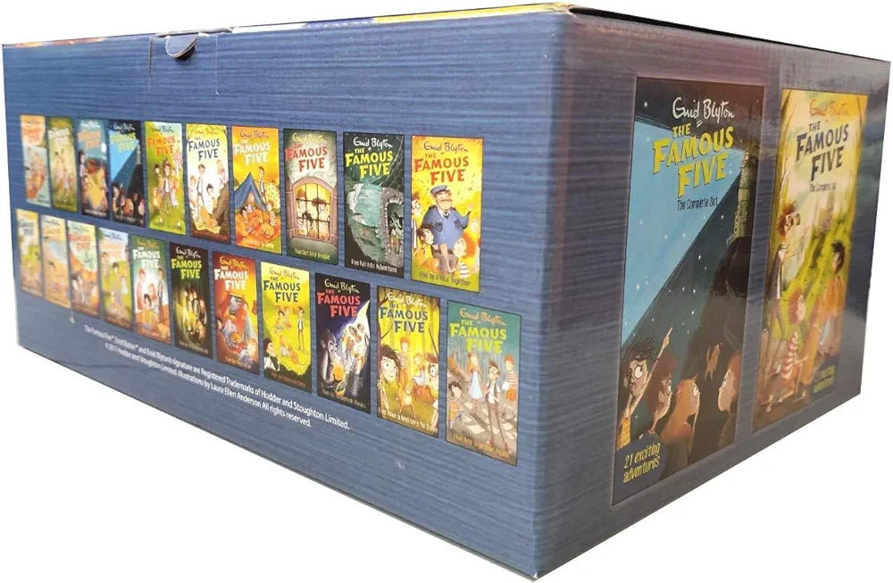 FAMOUS FIVE COMPLETE BOX SET OF 21 TITLES