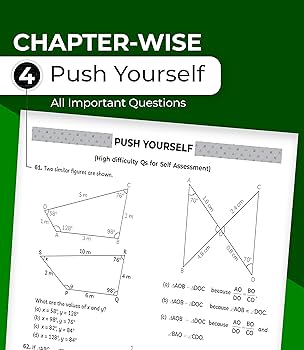Educart One-shot Question Bank MATHEMATICS CBSE Class 10 for 2024 (Only Important Q's covered Ch-wise)