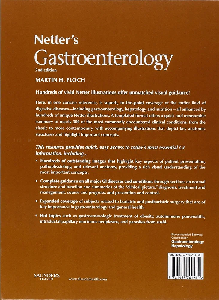 Netter's Gastroenterology by Martin H.Floch 2nd edition hardcover