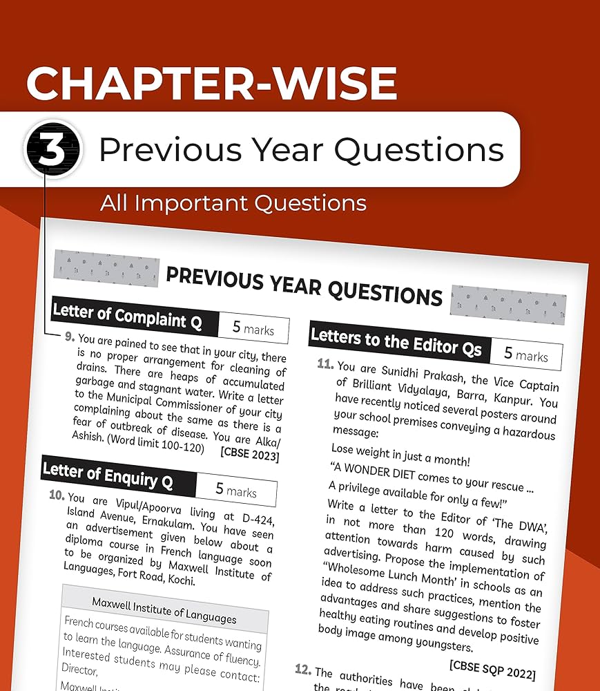 EDUCART ONE SHOT QUESTION BANK CBSE CLASS 10 ENGLISH LANGUAGE N LITERATURE 2024