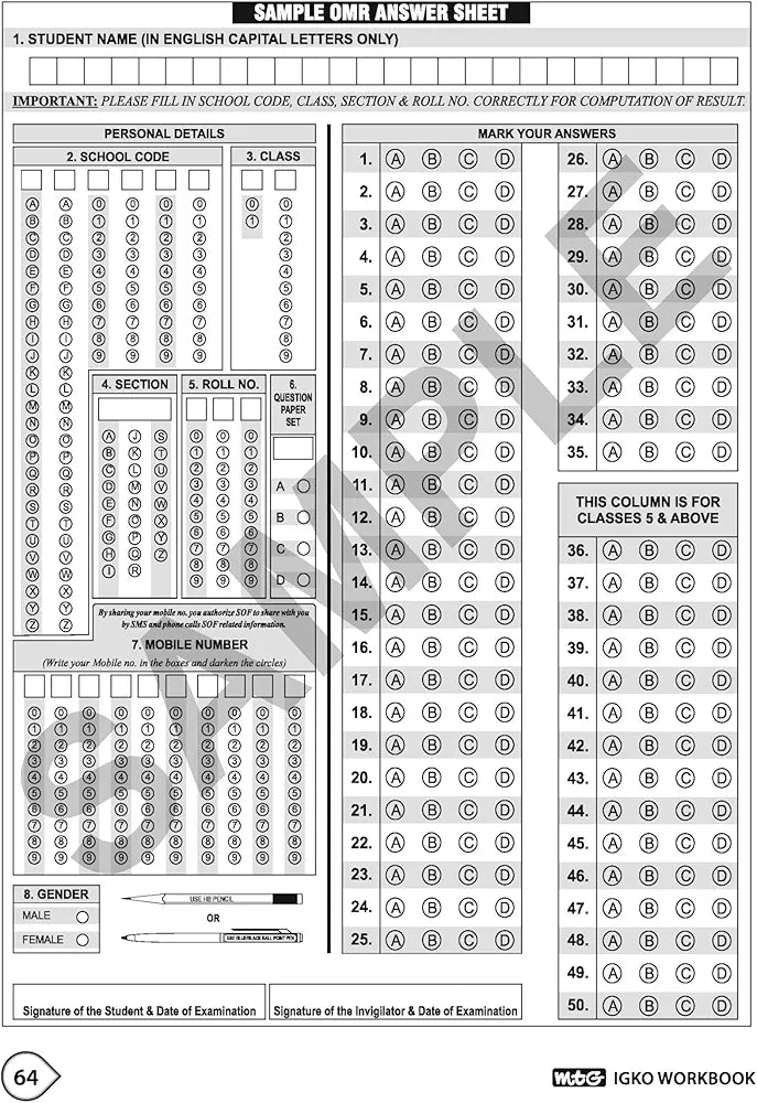 MTG International General Knowledge Olympiad (IGKO) Workbook for Class 8 - MCQs & Achievers Section - SOF IGKO Olympiad Preparation Books For 2024-2025 Exam