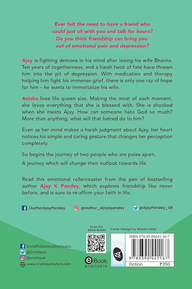 Ajay K Pandey
You are the Best Friend: A True story of falling in Love & finding inner Peace | An inspiring story by the author of You are the Best Wife