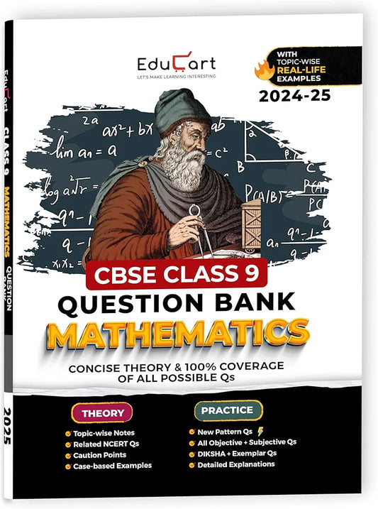 ADUCART CBSE CLASS 9 QUESTION BANK MATHEMATICS 2024-25