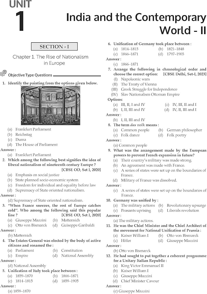 Oswal - Gurukul All in 1 Guide Book for CBSE Class 10 Exam 2024 - NCERT, Past Years Board Questions, Toppers Answers, Latest Syllabus (English, Hindi A & B, Science, Social Science, Maths)