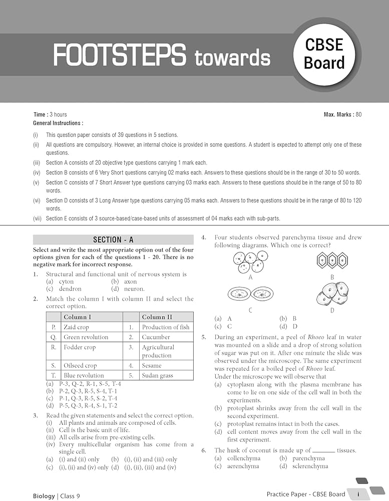 MTG Foundation Course Class 9 Biology Book For IIT JEE, NEET, NSO Olympiad, NTSE, NVS, KVPY & Boards Exam | Based on NCERT Latest Pattern 2024-25