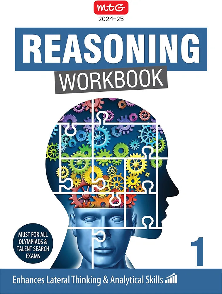 MTG Olympiad Reasoning Workbook Class 1 - Enhances Lateral Thinking & Analytical Skills, Reasoning Workbook For SOF Olympiad & Talent Search Exam