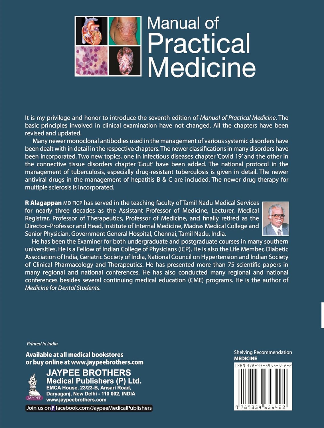 Manual of Practical Medicine By R Alagappan 7th Edition