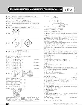 MTG IMO Class-10 Olympiad 10 Previous Years Papers (2023-2019 Set A & B) Mathematics with Mock Test Papers - Sample OMR Sheet with Chapterwise Analysis | SOF Olympiad Books For 2024-25 Exam