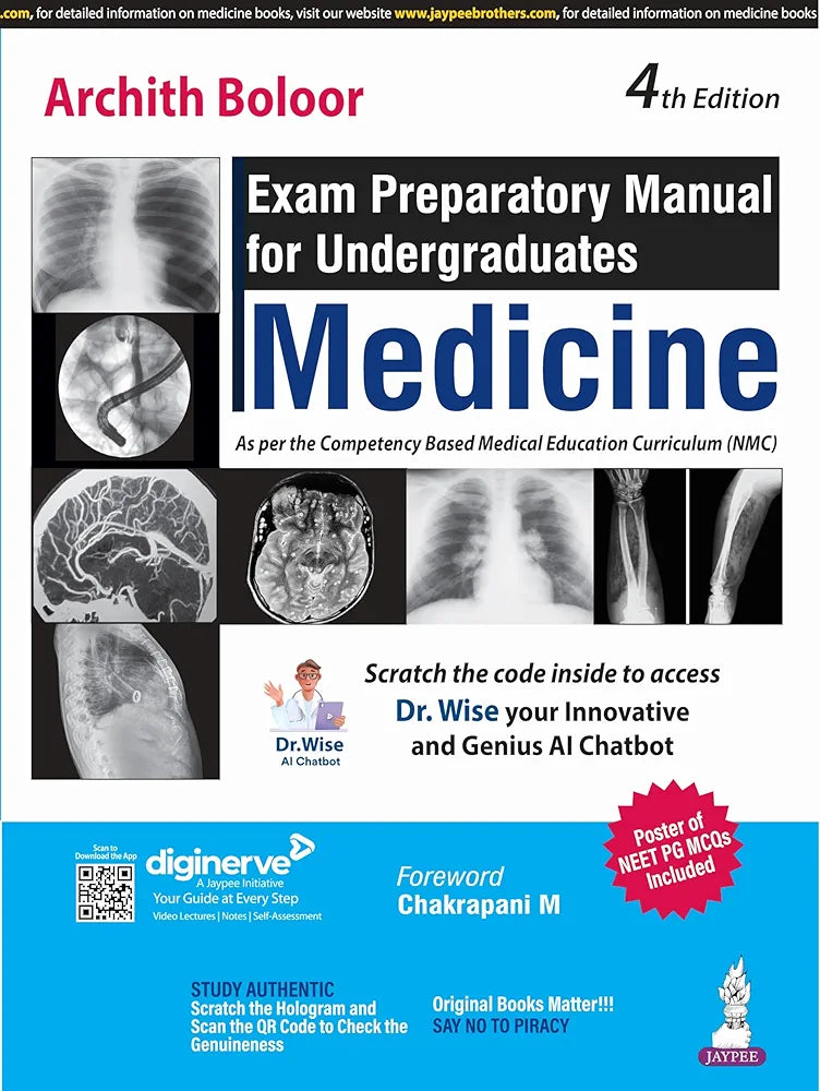 Exam Preparatory Manual for Undergraduates Medicine By Archith Boloor 4th edition
