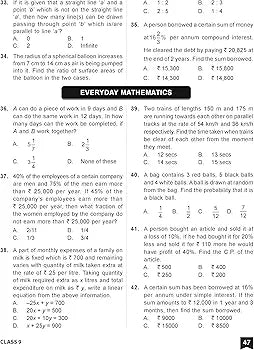 MTG International Mathematics Olympiad (IMO) Workbook for Class 9 - MCQs, Previous Years Solved Paper and Achievers Section - SOF Olympiad Preparation Books For 2024-2025 Exam