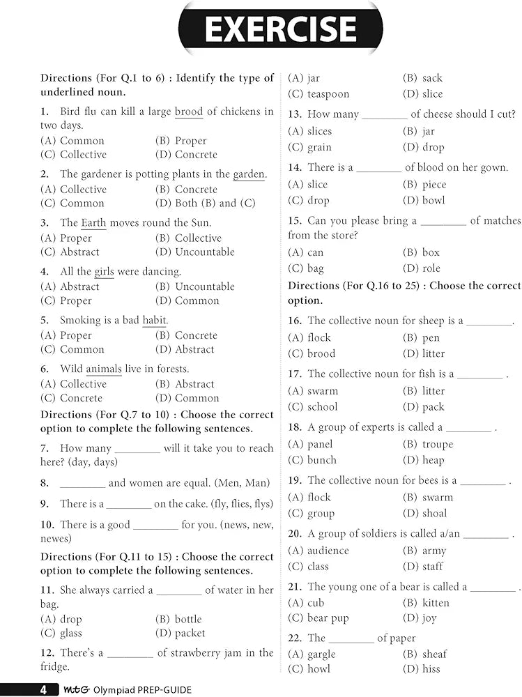 MTG Olympiad Prep-Guide Class 7 English (IEO) - Detailed Theory, Self Test with IEO Topicwise Previous Year Question Paper For SOF 2024-25 Exam