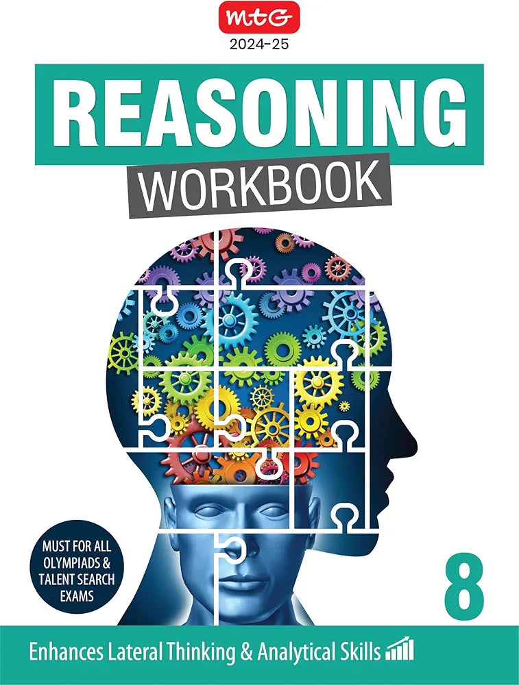 MTG Olympiad Reasoning Workbook Class 8 - Enhances Lateral Thinking & Analytical Skills, Reasoning Workbook For SOF Olympiad & Talent Search Exam