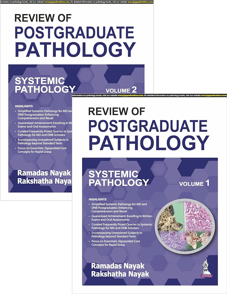 Review of Postgraduate Pathology (Systemic Pathology) (2 Volumes set) by Ramadas Nayak 2024