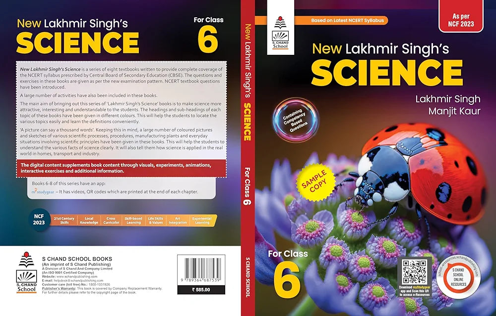 Lakhmir Singh's Science Revised edition 6 (2025-26)