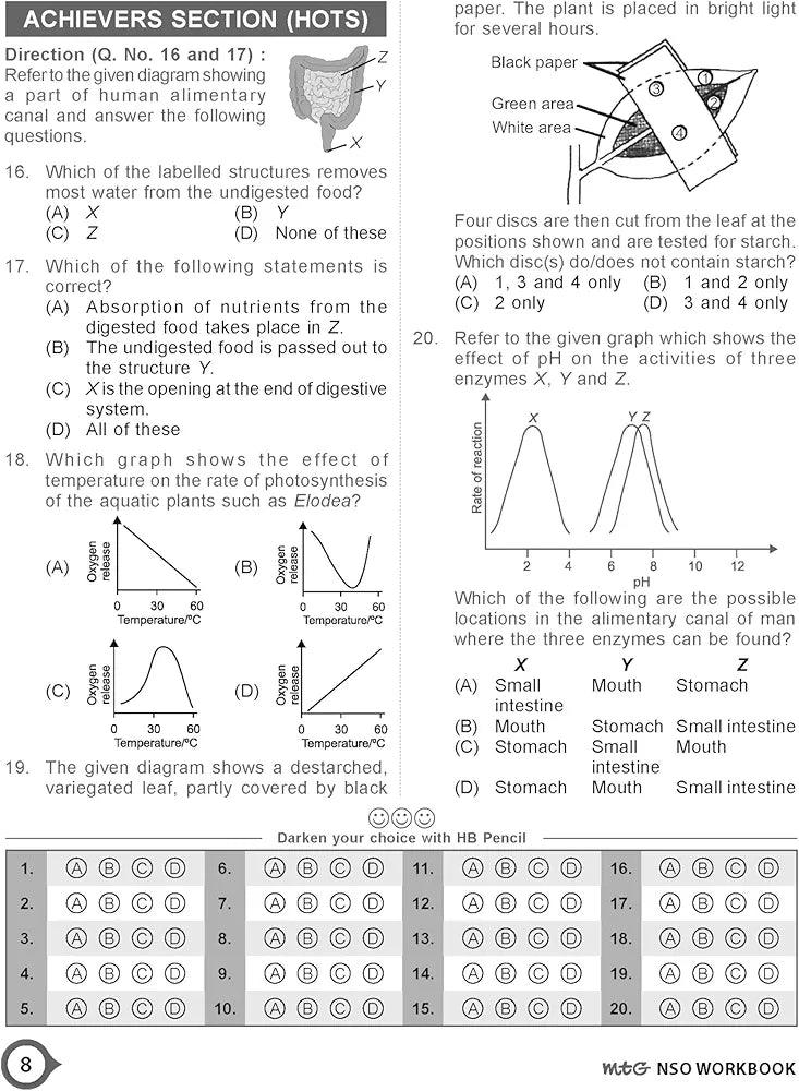 MTG National Science Olympiad (NSO) Workbook for Class 7 - Quick Recap, MCQs, Previous Years Solved Paper and Achievers Section - SOF Olympiad Preparation Books For 2024-2025 Exam