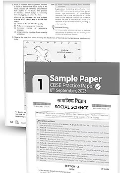 Educart CBSE Social Science Class 10 Sample Paper 2023-24 (Introducing Revision Maps and Past Year Papers) 2024