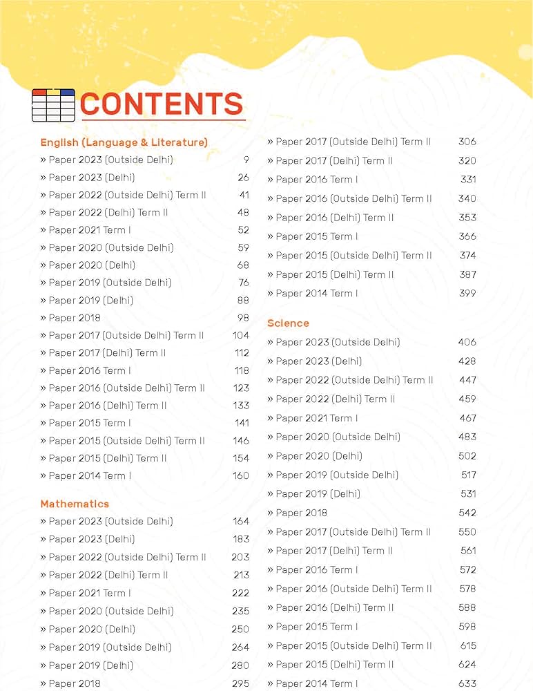 Oswal - Gurukul Last Years 10 Solved Papers for CBSE Class 10 Exam 2024 - Yearwise Board Solutions of Math Standard, English, Science & Social Science (All Sets Delhi & Outside), Latest Syllabus