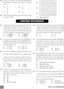 MTG International Mathematics Olympiad (IMO) Workbook for Class 8 - MCQs, Previous Years Solved Paper and Achievers Section - SOF Olympiad Preparation Books For 2024-2025 Exam