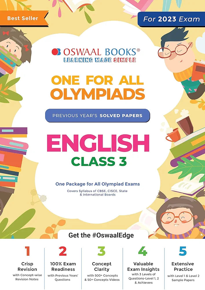 OSAWAAL BOOKS ONE FOR ALL OLYMPIADS ENGLISH CLASS 1 2022-2023