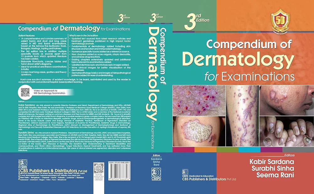 Compendium of Dermatology for Examinations, 3/e by Kabir Sardana
