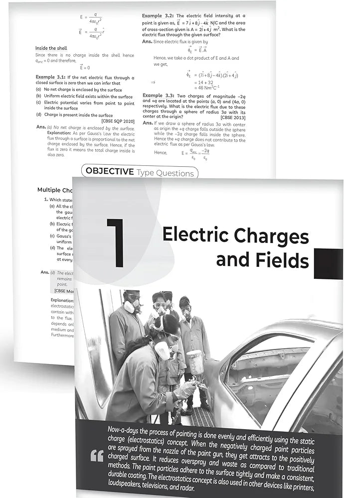 Educart CBSE Question Bank Class 12 Physics 2024-25 (As per latest CBSE Syllabus 23 Mar 2024)