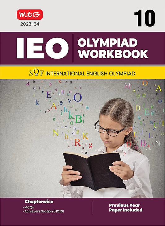 MTG International English Olympiad (IEO) Workbook for Class 10 - MCQs, Previous Years Solved Paper and Achievers Section - SOF Olympiad Preparation Books For 2023-2024 Exam ZARRIN ALI KHAN