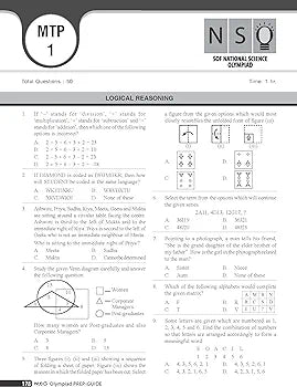 MTG Olympiad Prep-Guide Science Class 7 - Detailed Theory, Self Test with NSO Chapterwise Previous Year Question Paper For SOF 2023-24 Exam MTG Editorial Board