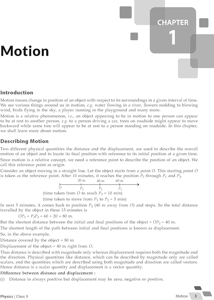 MTG Foundation Course Class 9 Physics Book For IIT JEE, NEET, NSO Olympiad, NTSE, NVS, KVPY & Boards Exam | Based on NCERT Latest Pattern 2024-25