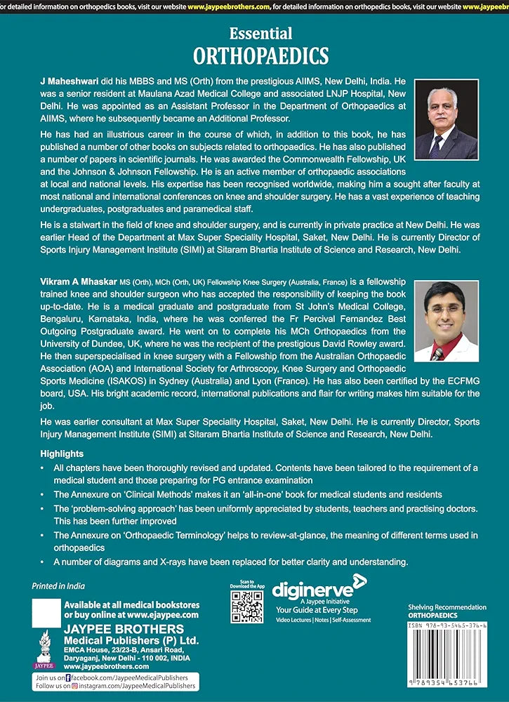 Essential Orthopaedics by Maheshwari & Mhaskar 7th edition