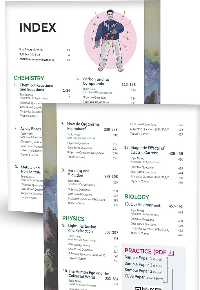 EDUCART CBSE CLASS 10 CHAPTER WISE QUESTION BANK SCIENCE 2022-23