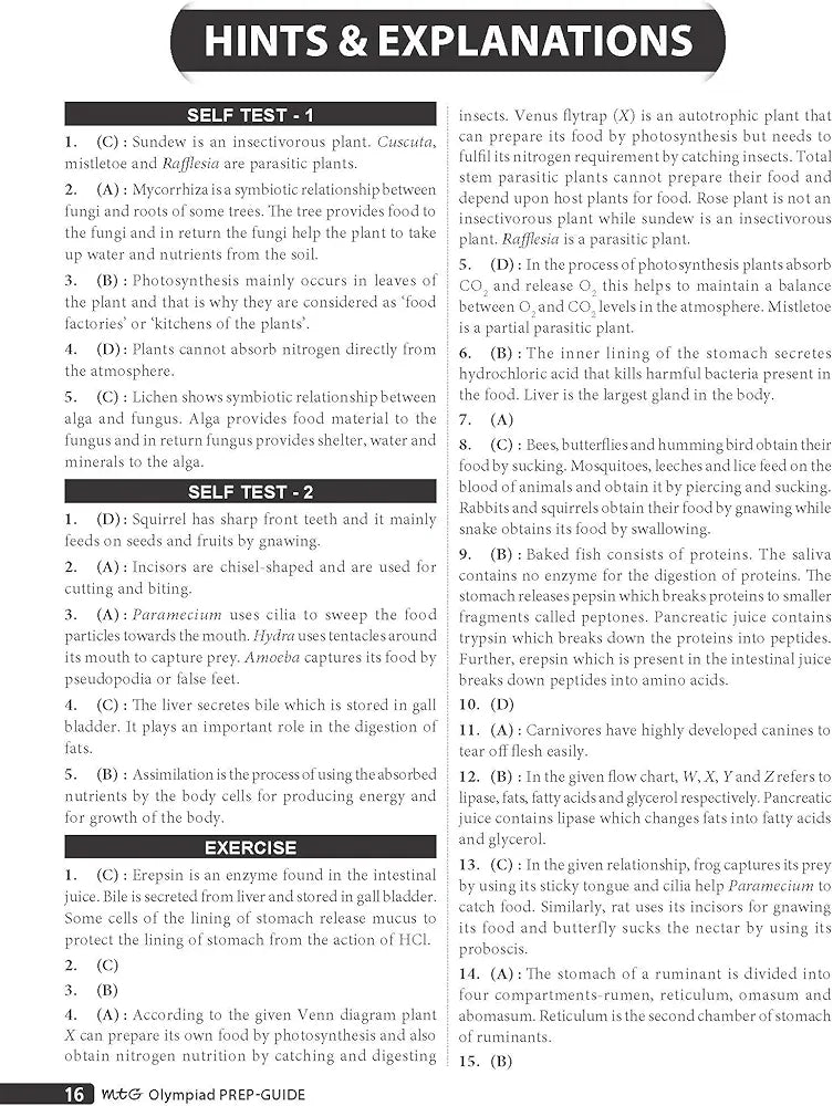MTG Olympiad Prep-Guide Science Class 7 - Detailed Theory, Self Test with NSO Chapterwise Previous Year Question Paper For SOF 2023-24 Exam MTG Editorial Board